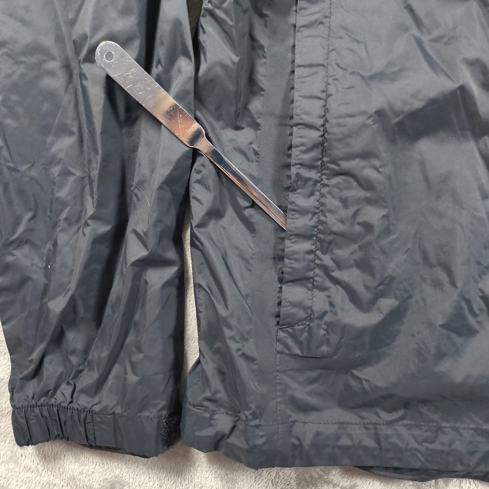Columbia Rain Jacket Men Medium Black OmniTech Hooded Lightweight Shell Full Zip - Picture 4 of 13